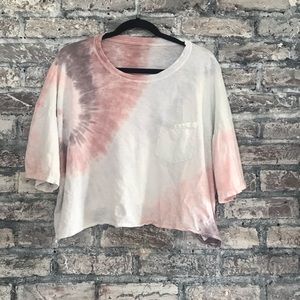 American Eagle oversized colorburst crop top in excellent condition.